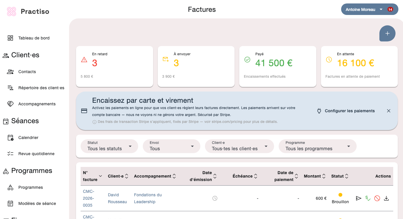 Encaissez directement sur votre compte bancaire