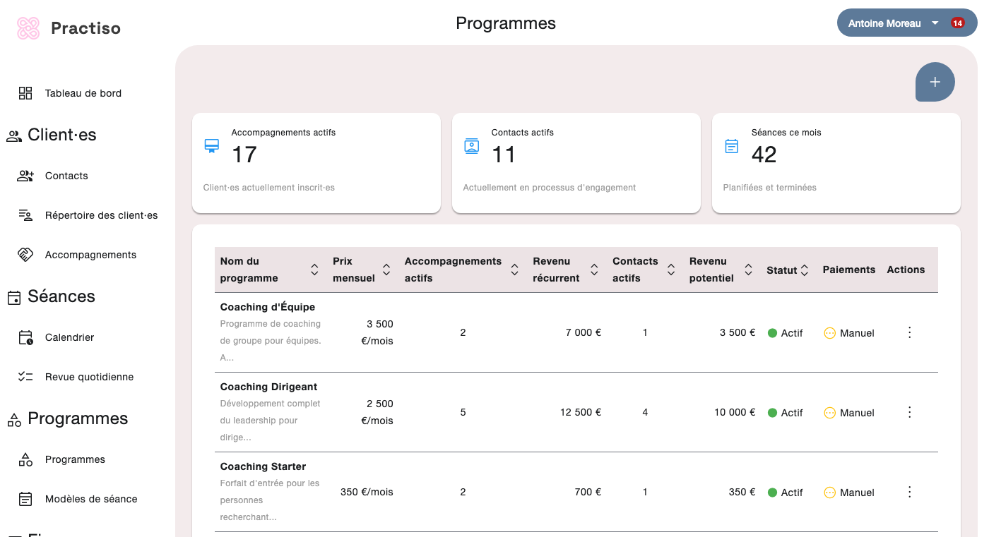Créateur de programmes flexible